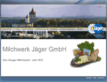 Tablet Screenshot of milchwerk-jaeger.com