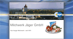Desktop Screenshot of milchwerk-jaeger.de
