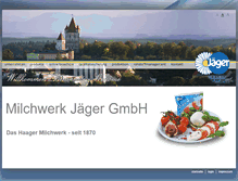 Tablet Screenshot of milchwerk-jaeger.de
